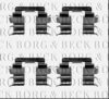 BORG & BECK BBK1453 Accessory Kit, disc brake pads